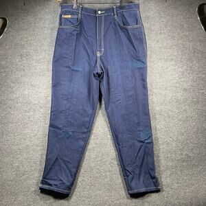 PS Gitano VTG Jeans Women's 34/20W Short Center Seam Blue Denim Stretch Plus